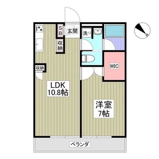 埼玉県川口市朝日6【マンション】の間取り