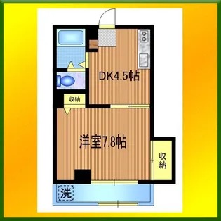 セブンスターズマンション【2階】の間取り
