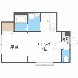 ワンズテラス【2階】の間取り