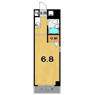 グランディール舟田【1階】の間取り