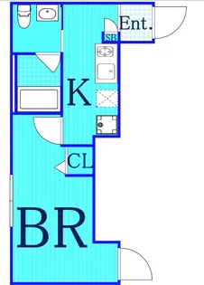 メゾンミルフィーユ【2階】の間取り