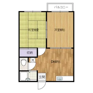 グランデュールイノックス【2階】の間取り