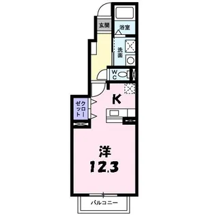 兵庫県丹波市柏原町柏原【アパート】の間取り