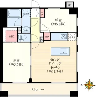 ライオンズマンション目白台シティ【7階】の間取り