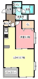 ◆Laurel Court田町【2階】の間取り