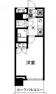 スカイコート東京ベイ・東雲【4階】の間取り
