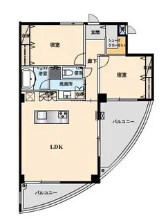 ESPACIO【4階】の間取り
