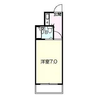 1Kの間取り画像