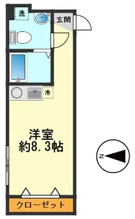 東京都江戸川区北小岩5【アパート】の間取り