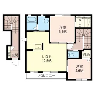 SHM プリムローズ A【2階】の間取り
