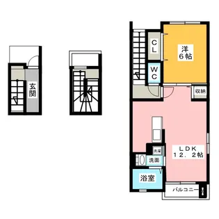 アニメート【3階】の間取り