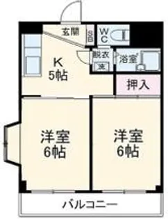 クロノス新綱島【1階】の間取り