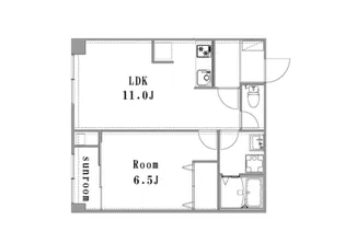 グランディオ光月【5階】の間取り