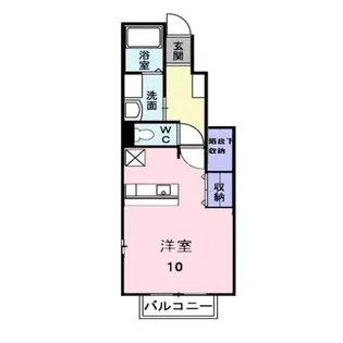1Rの間取り画像