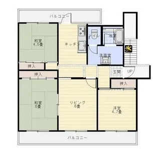 サルヴァトーレ吉原【4階】の間取り