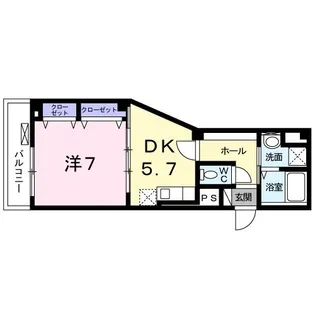 ミッテ三条【2階】の間取り