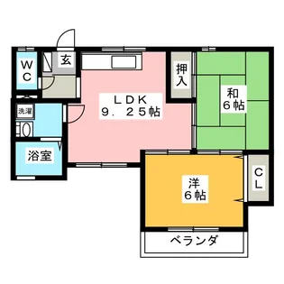 リラ・タウンプロムナード【1階】の間取り