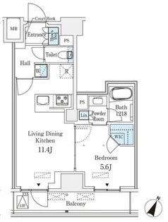 東京都千代田区神田神保町1【マンション】の間取り