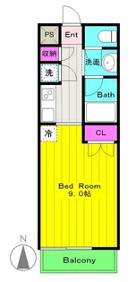 エトワールASAO【1階】の間取り