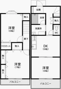 Salem C(セーラム)【2階】の間取り