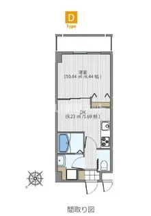 アンビシャスIV【5階】の間取り