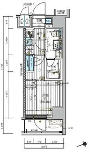 メインステージ北千住IV【1階】の間取り
