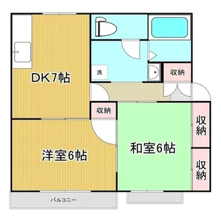 コーポ岡田【2階】の間取り