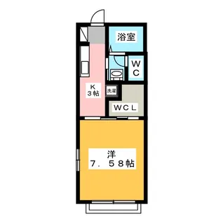 ヴィラ・エトワールB棟【2階】の間取り