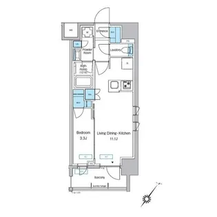 東京都大田区山王3【マンション】の間取り