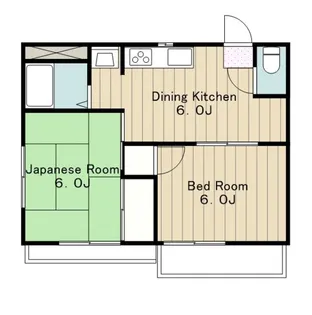 神奈川県綾瀬市寺尾北2【アパート】の間取り