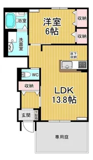 ポラリスA【1階】の間取り