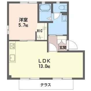 モン・ルポ【1階】の間取り
