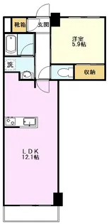 京王府中テラス【6階】の間取り