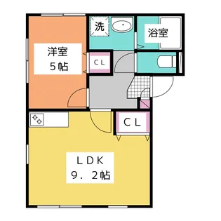 パレスもみじ【1階】の間取り