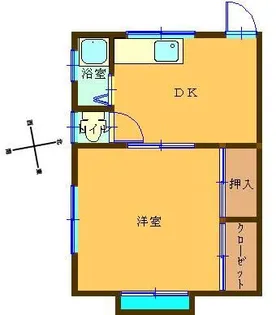 サカイマンション【2階】の間取り