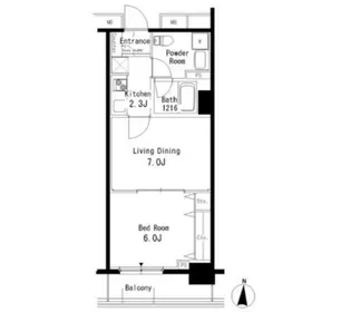 東京都江東区亀戸1【マンション】の間取り