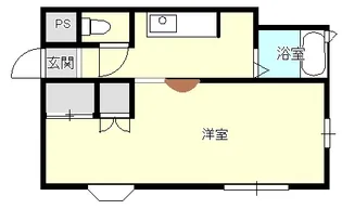 アッフェル山王【3階】の間取り