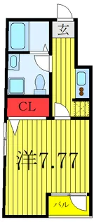 キュリオスコート西尾久【3階】の間取り