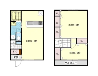 サバトハイムエンドウ【1階】の間取り