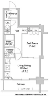 コンフォリア両国サウス【6階】の間取り
