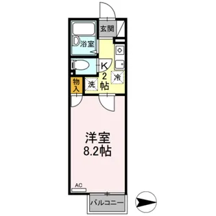 エクレール相原【2階】の間取り