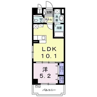 メゾンソレイユ【1階】の間取り