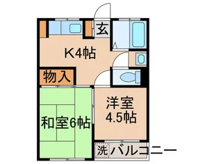 唐松ハイツリーの間取り