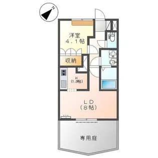 フィオーレ【1階】の間取り