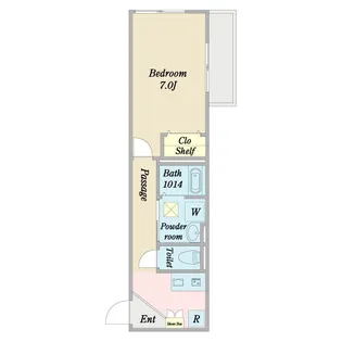 ブルーミー【2階】の間取り