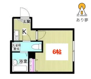 リバーサイド滝頭B棟【2階】の間取り