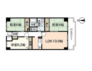 ソフィアコート井口台【5階】の間取り