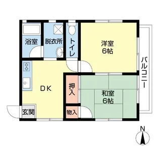 グリーンヒルサクラ【2階】の間取り