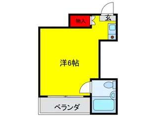 大辻マンション弁天【4階】の間取り
