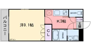 ユースパレスVI【3階】の間取り